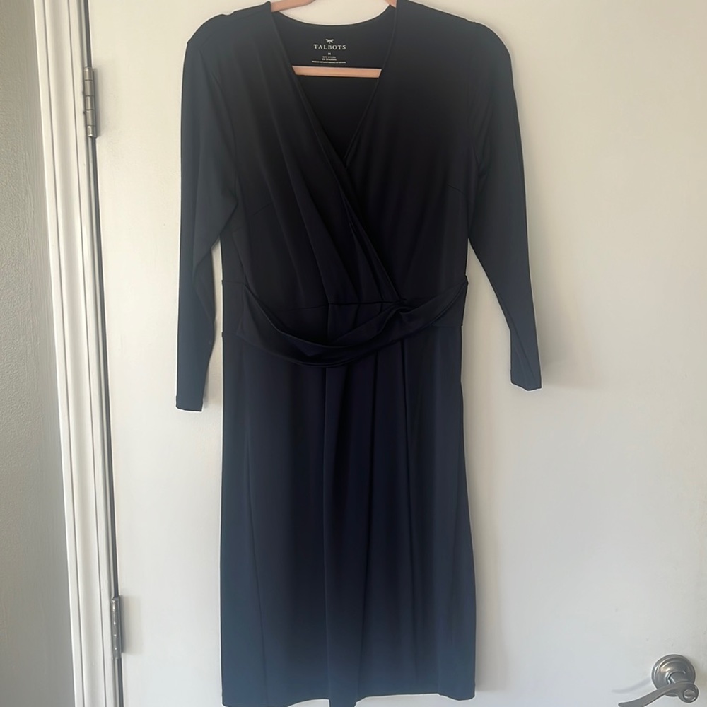 Womens Navy Talbots Dress